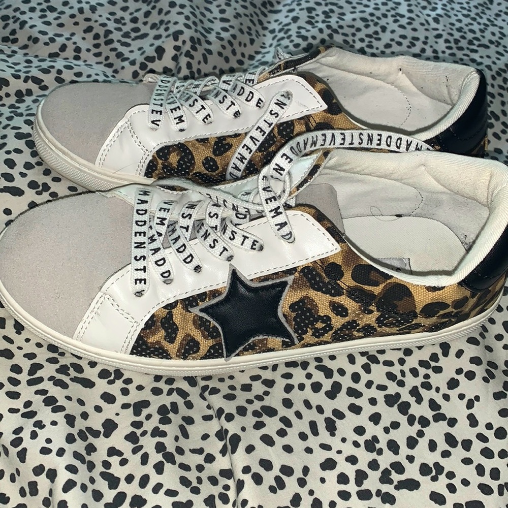 steve madden size 8 cheetah shoes